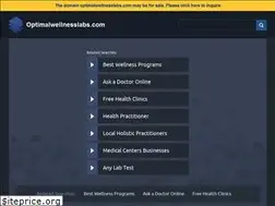Sites similar to optimalwellnesslabs.com