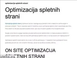 Sites similar to optimizacija-spletnih-strani.com