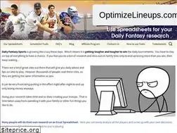 Sites similar to optimizelineups.com