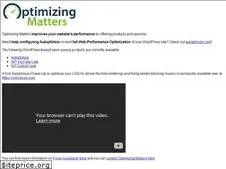 Sites similar to optimizingmatters.com