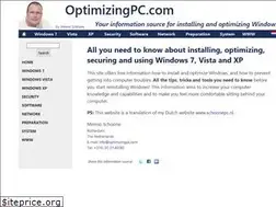 Sites similar to optimizingpc.com