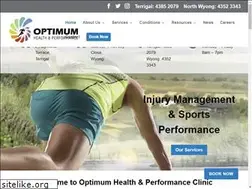 Sites similar to optimumhealthandperformance.com.au