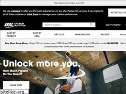 Sites similar to optimumnutrition.com