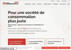 Sites similar to option-consommateurs.org