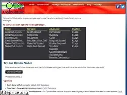Sites similar to optionsprofitcalculator.com