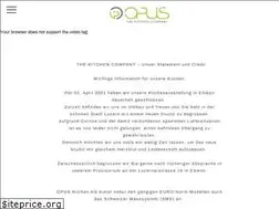 Sites similar to opus-kuechen.ch