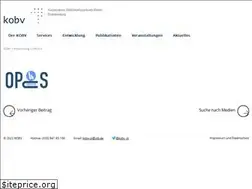 Sites similar to opus.kobv.de