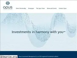 Sites similar to opusinvestment.com