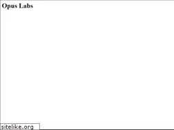 Sites similar to opuslabsin.github.io