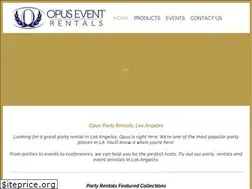 Sites similar to opusrentals.com