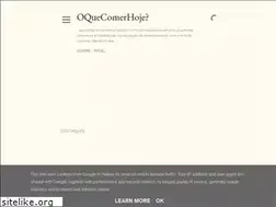 Sites similar to oquecomerhoje.blogspot.com