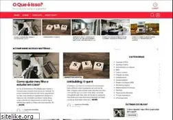 Sites similar to oqueeisso.blog.br