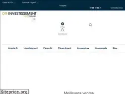 Sites similar to or-investissement.fr