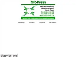 Sites similar to or-press.de