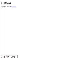 Sites similar to or123.net