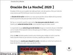Sites similar to oraciondelanoche3.com