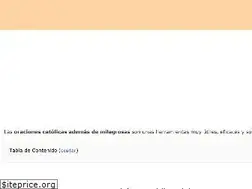 Sites similar to oracionescatolicas.me