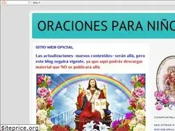 Sites similar to oracionesdelosninos.blogspot.com