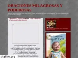 Sites similar to oracionesmilagrosasypoderosas.com