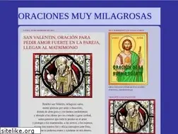 Sites similar to oracionesmuymilagrosas.com
