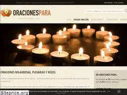 Sites similar to oracionespara.com
