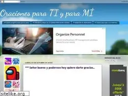 Sites similar to oracionesparatiyparami.blogspot.com