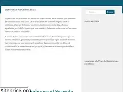 Sites similar to oracionespoderosasdefe.com