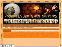 Sites similar to oracionesquealivianmispenas.com