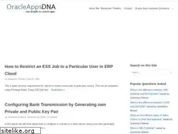 Sites similar to oracleappsdna.com
