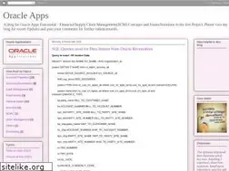 Sites similar to oracleappserpsolutions.blogspot.com