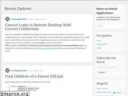 Sites similar to oracleappsnotes.wordpress.com