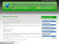 Sites similar to oracleappsonlinetraining.com