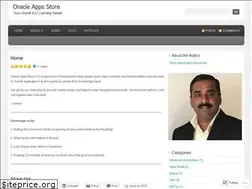Sites similar to oracleappsstore.wordpress.com