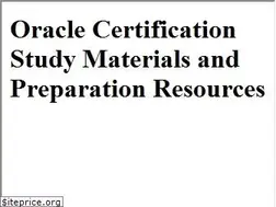 Sites similar to oraclecertificationprep.com
