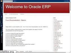 Sites similar to oracleerp4u.com