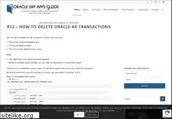 Sites similar to oracleerpappsguide.com
