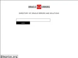Sites similar to oracleerror.com