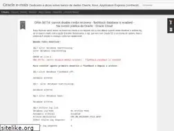 Sites similar to oraclemais.blogspot.com