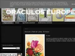 Sites similar to oraculoseuropeos.blogspot.com