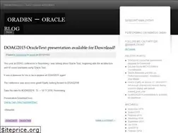 Sites similar to oradbn.wordpress.com