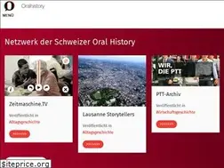 Sites similar to oralhistory.ch