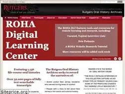 Sites similar to oralhistory.rutgers.edu