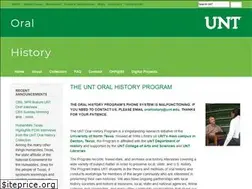 Sites similar to oralhistory.unt.edu