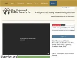 Sites similar to oralhistoryandfolklife.org