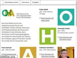 Sites similar to oralhistoryarchiv.ch