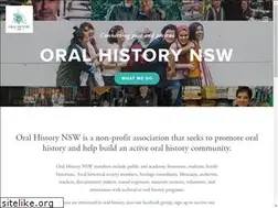 Sites similar to oralhistorynsw.org.au