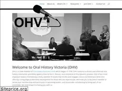 Sites similar to oralhistoryvictoria.org.au