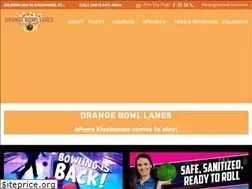 Sites similar to orangebowllanes.co
