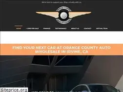 Sites similar to orangecountyautowholesale.com