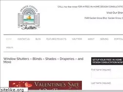 Sites similar to orangecountyshutters.com